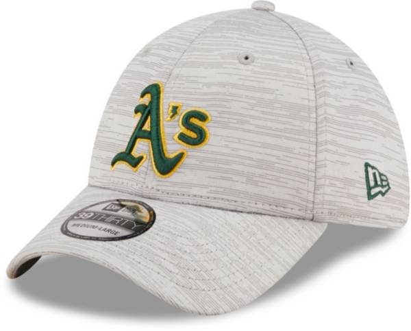 New Era Men's Oakland Athletics Gray 39Thirty Stretch Fit Hat