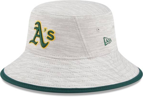 New Era Men's Oakland Athletics Gray Distinct Bucket Hat