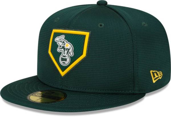 New Era Men's Oakland Athletics Green 59Fifty Club Fitted Hat