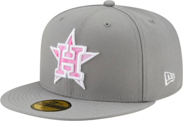 New Era Men's Mother's Day '22 Houston Astros Grey 59Fifty Fitted Hat