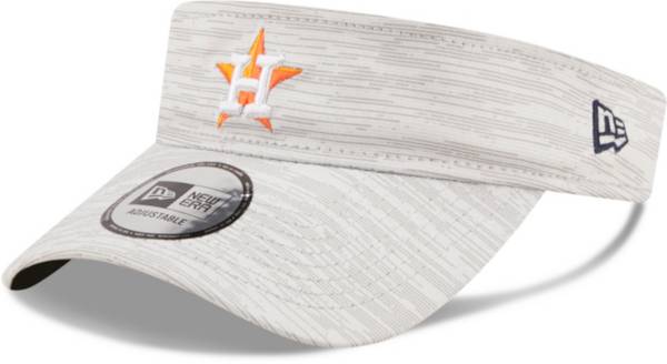 New Era Men's Houston Astros Gray Distinct Adjustable Visor