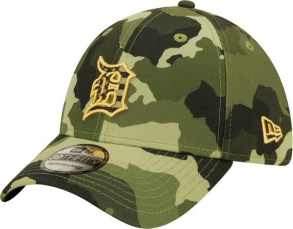 New Era Men's Armed Forces Day 2022 Detroit Tigers Camo 39Thirty Stretch Fit Hat