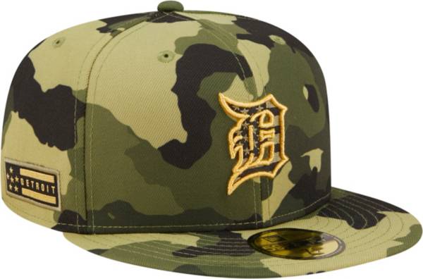 New Era Men's Armed Forces Day 2022 Detroit Tigers Camo 59Fifty City Fitted Hat