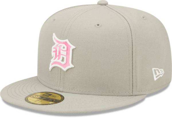 New Era Men's Mother's Day '22 Detroit Tigers Grey 59Fifty Fitted Hat