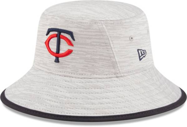 New Era Men's Minnesota Twins Gray Distinct Bucket Hat
