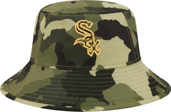 New Era Men's Armed Forces Day 2022 Chicago White Sox Camo Distinct Bucket Hat
