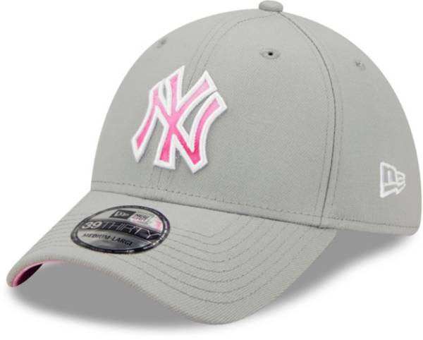 New Era Men's Mother's Day '22 New York Yankees Grey 39Thirty Stretch Fit Hat