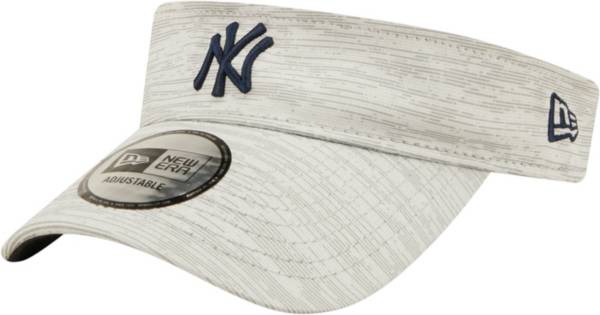 New Era Men's New York Yankees Gray Distinct Adjustable Visor