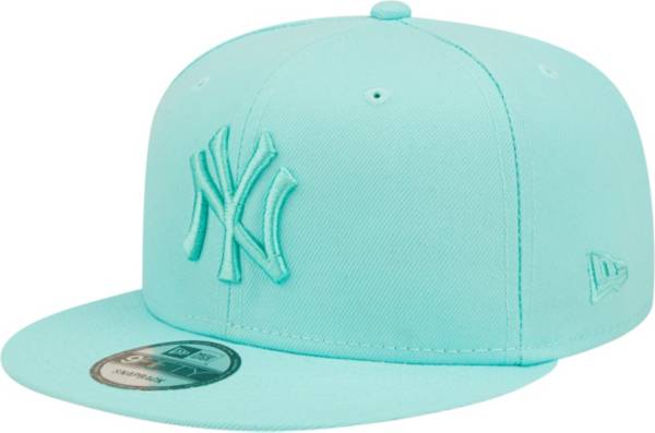 New Era Men's New York Yankees Turquoise 9Fifty Colorpack Fitted Hat