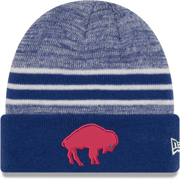 New Era Men's Buffalo Bills Marled Throwback Royal Knit