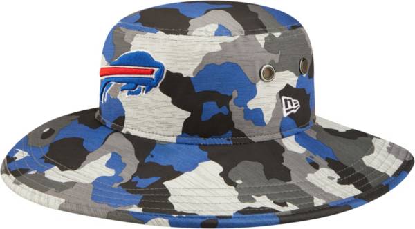 New Era Men's Buffalo Bills Training Camp 2022 Sideline Panama Camouflage Bucket Hat