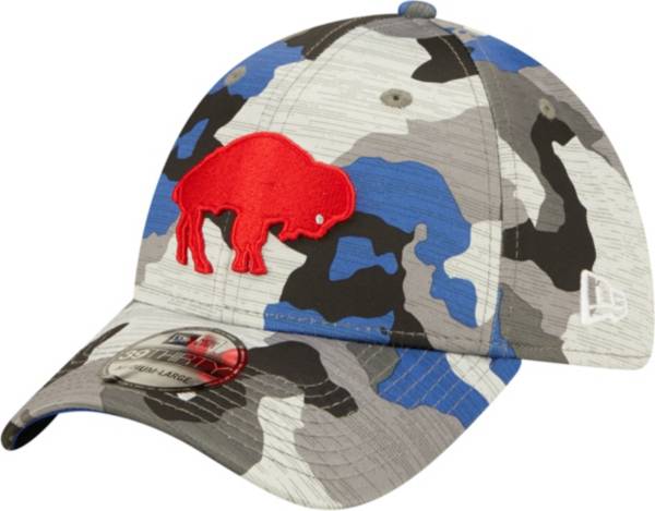 New Era Men's Buffalo Bills Sideline Training Camp 2022 Camouflage 39Thirty Stretch Fit Hat