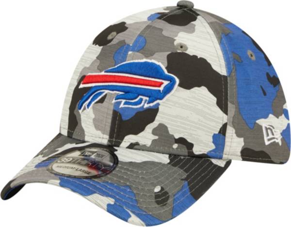 New Era Men's Buffalo Bills Sideline Traning Camp 2022 Camouflage 39Thirty Stretch Fit Hat