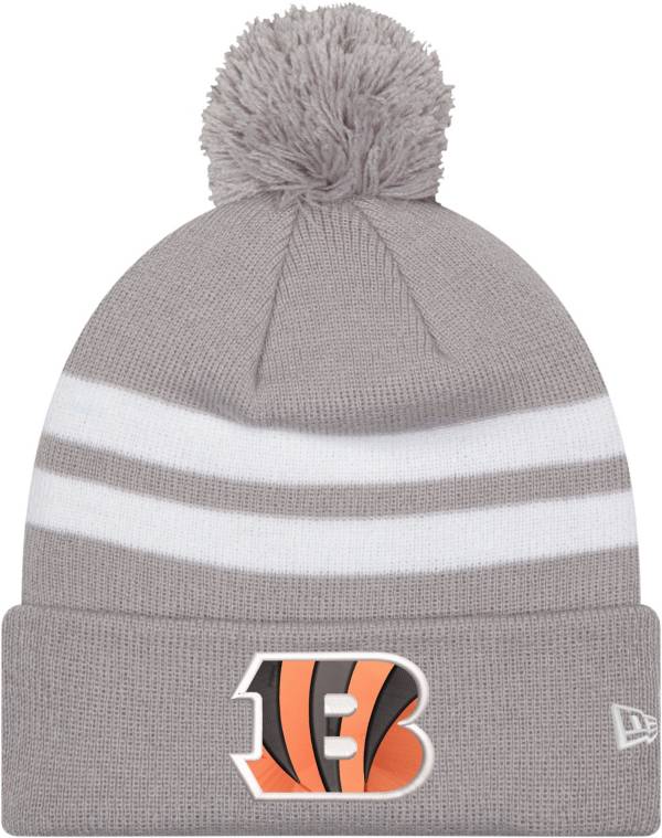 New Era Men's Cincinnati Bengals Top Stripe Grey Knit