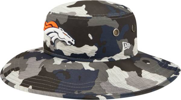 New Era Men's Denver Broncos Sideline Training Camp 2022 Camouflage Bucket Hat