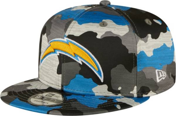 New Era Men's Los Angeles Chargers Sideline Training Camp 2022 Camouflage 9Fifty Adjustable Hat