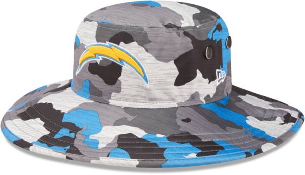 New Era Men's Los Angeles Chargers Training Camp 2022 Sideline Panama Camouflage Bucket Hat