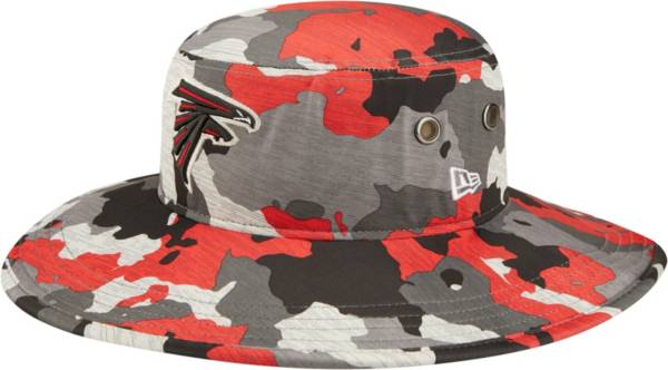 New Era Men's Atlanta Falcons Training Camp 2022 Sideline Panama Camouflage Bucket Hat