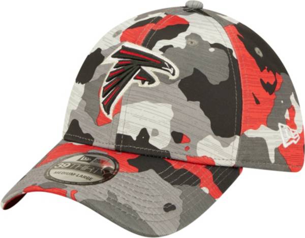 New Era Men's Atlanta Falcons Sideline Training Camp 2022 Camouflage 39Thirty Stretch Fit Hat