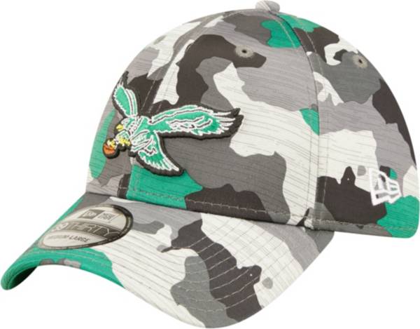 New Era Men's Philadelphia Eagles Sideline Training Camp 2022 Camouflage 39Thirty Stretch Fit Hat