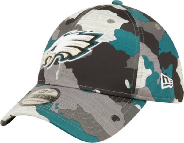 New Era Men's Philadelphia Eagles Sideline Training Camp 2022 Camouflage 39Thirty Stretch Fit Hat