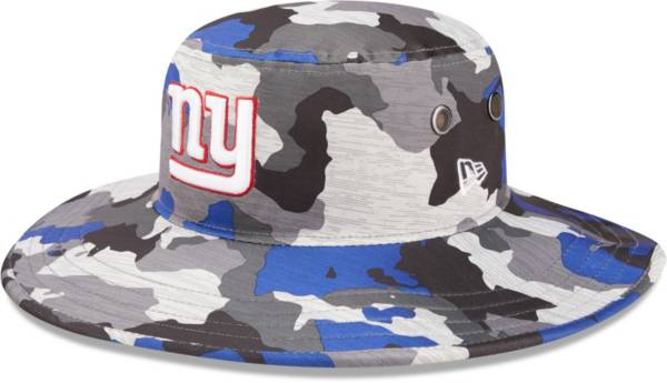 New Era Men's New York Giants Training Camp 2022 Sideline Panama Camouflage Bucket Hat