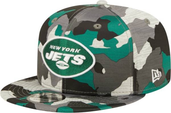 New Era Men's New York Jets Sideline Traning Camp 2022 Camouflage 9Fifty Adjustable Hat