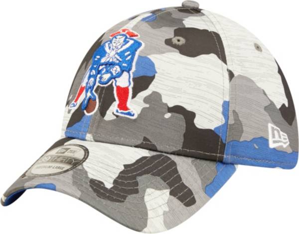New Era Men's New England Patriots Sideline Training Camp 2022 Camouflage 39Thirty Stretch Fit Hat