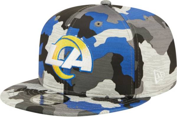 New Era Men's Los Angeles Rams Sideline Training Camp 2022 Camouflage 9Fifty Adjustable Hat