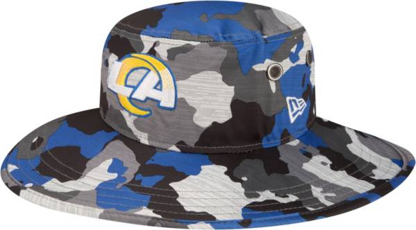 New Era Men's Los Angeles Rams Training Camp 2022 Sideline Panama Camouflage Bucket Hat