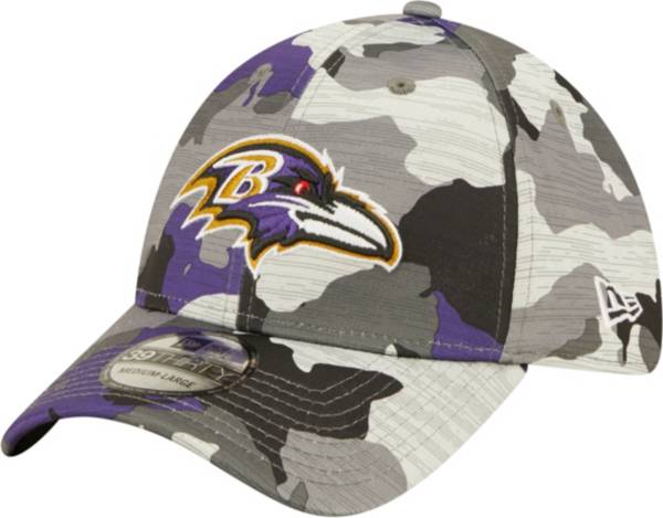 New Era Men's Baltimore Ravens Sideline Training Camp 2022 Camouflage 39Thirty Stretch Fit Hat