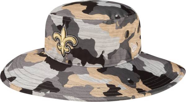 New Era Men's New Orleans Saints Training Camp 2022 Sideline Panama Camouflage Bucket Hat