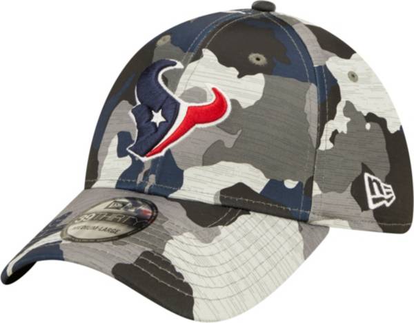 New Era Men's Houston Texans Sideline Training Camp 2022 Camouflage 39Thirty Stretch Fit Hat