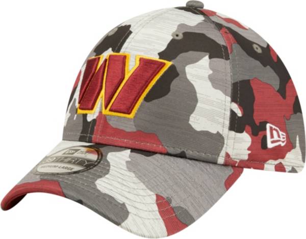 New Era Men's Washington Commanders Sideline Training Camp 2022 Camouflage 39Thirty Stretch Fit Hat