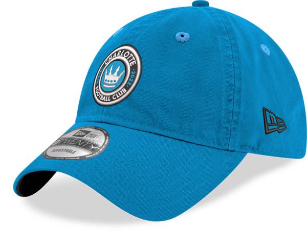New Era Charlotte FC '22 9Twenty Jersey Hook Blue Adjustable Hat
