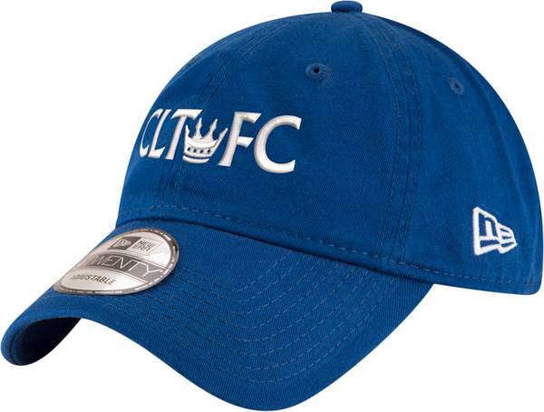 New Era Charlotte FC 9Twenty Wordmark Blue Adjustable Hat