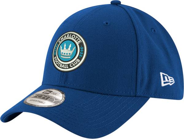 New Era Charlotte FC 9Forty CM Crest Blue Adjustable Hat