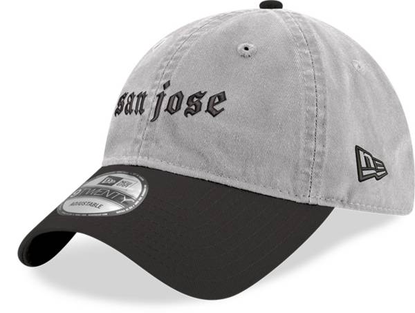 New Era San Jose Earthquakes '22 9Twenty Jersey Hook Grey/Black Adjustable Hat