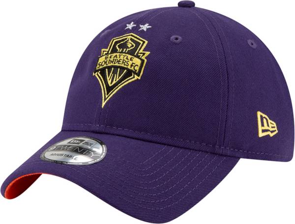 New Era Seattle Sounders '22 9Twenty Jersey Hook Purple Adjustable Hat