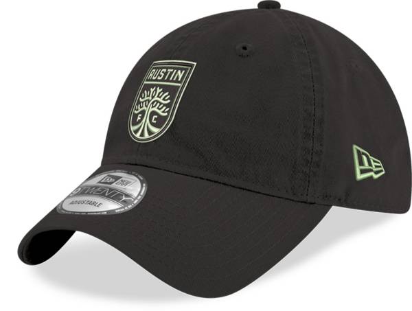 New Era Austin FC '22 9Twenty Jersey Hook Black Adjustable Hat