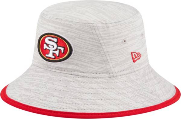 New Era Men's San Francisco 49ers Distinct Grey Adjustable Bucket Hat