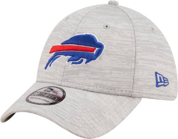 New Era Men's Buffalo Bills Distinct 39Thirty Grey Stretch Fit Hat