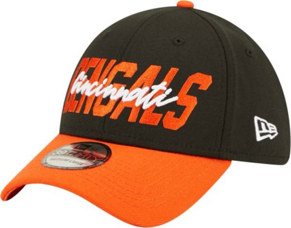 New Era Men's Cincinnati Bengals 2022 NFL Draft 39Thirty Black Stretch Fit Hat