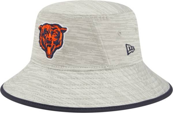 New Era Men's Chicago Bears Distinct Grey Adjustable Bucket Hat