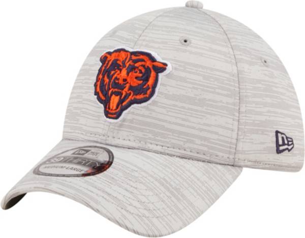 New Era Men's Chicago Bears Distinct 39Thirty Grey Stretch Fit Hat