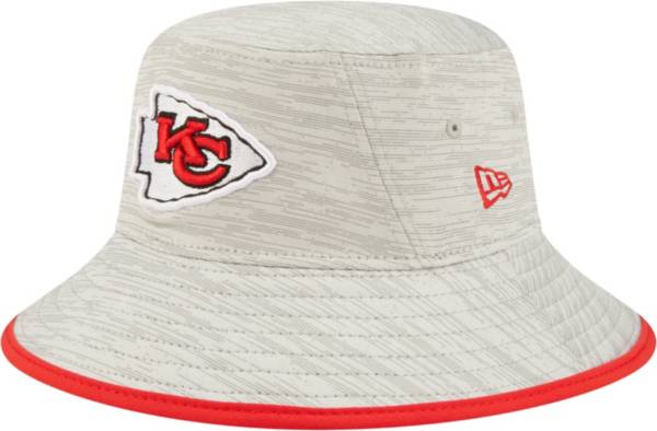 New Era Men's Kansas City Chiefs Distinct Grey Adjustable Bucket Hat