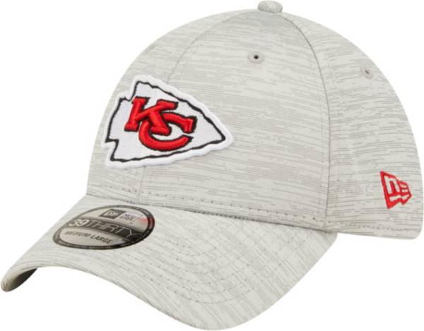 New Era Men's Kansas City Chiefs Distinct 39Thirty Grey Stretch Fit Hat