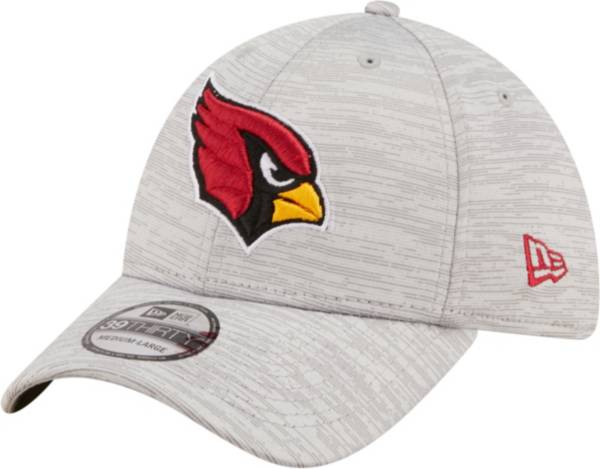 New Era Men's Arizona Cardinals Distinct 39Thirty Grey Stretch Fit Hat