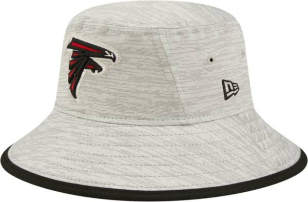 New Era Men's Atlanta Falcons Distinct Grey Adjustable Bucket Hat