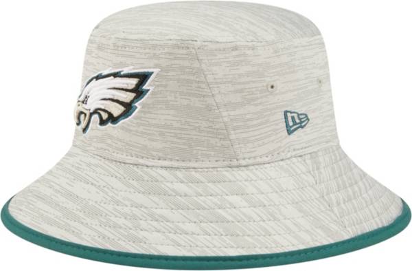 New Era Men's Philadelphia Eagles Distinct Grey Adjustable Bucket Hat